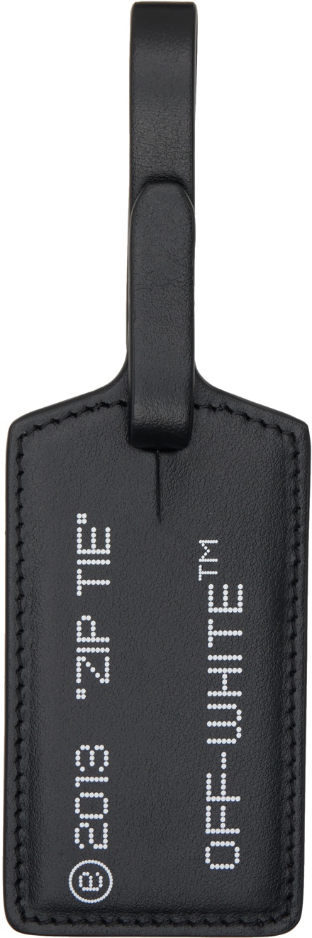 Off-White Black Zip Tie Keychain Off-White