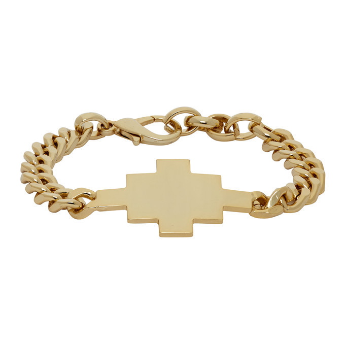 Photo: Marcelo Burlon County of Milan Gold Cross Chain Bracelet