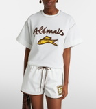 Alémais Scuba embroidered cotton T-shirt