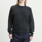 Dime Women's Wave Knit Sweater in Navy