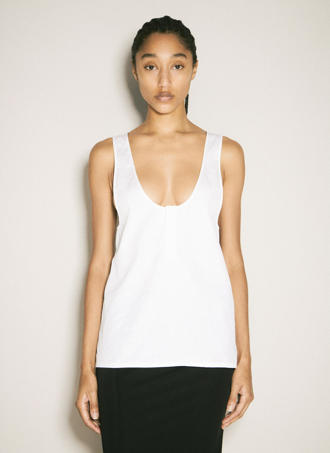 Saint Laurent Henley Tank Top