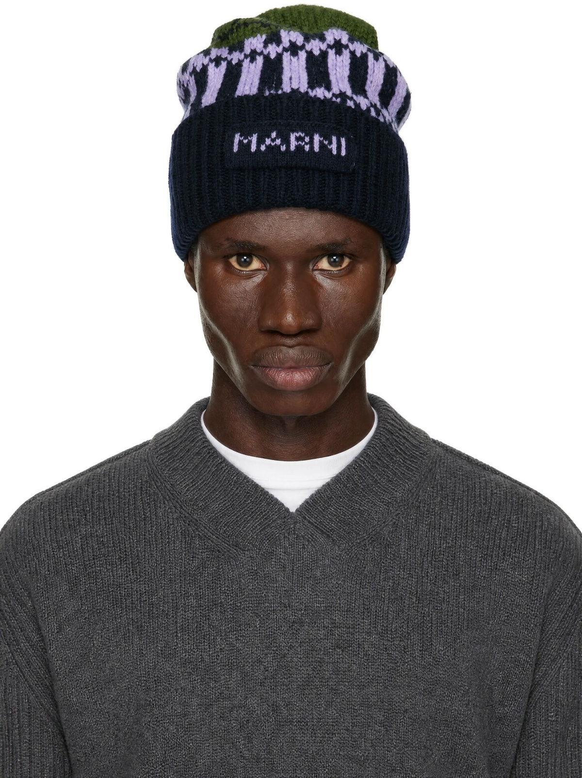 Marni サマーニットキャップ Marni x No Vacancy Inn cotton bucket hat Marni