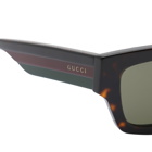 Gucci Men's Eyewear GG1301S Sunglasses in Havana/Green