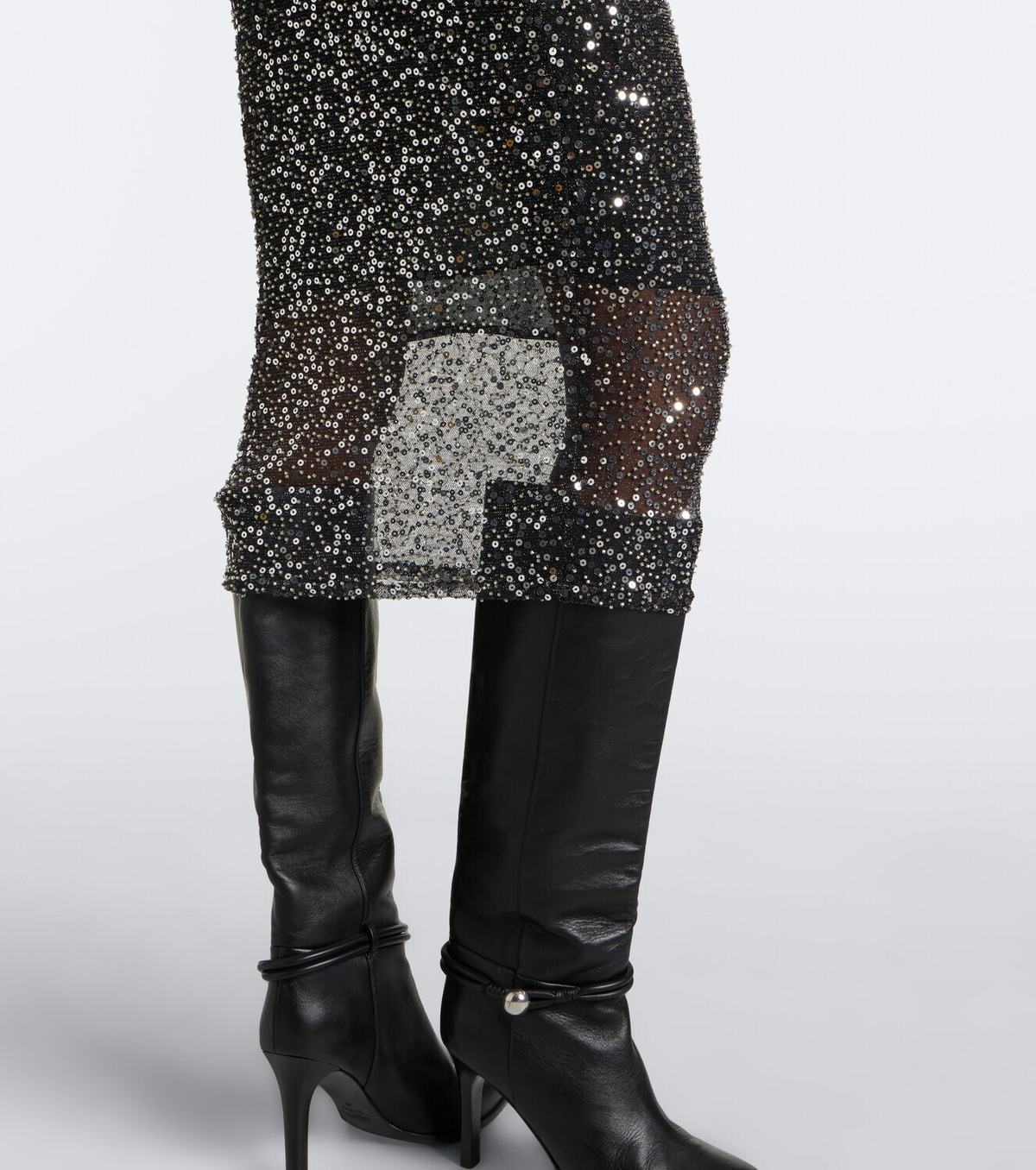 Marant Etoile Nehjany sequined midi skirt