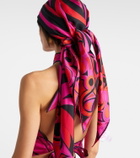 Pucci Iride silk twill scarf