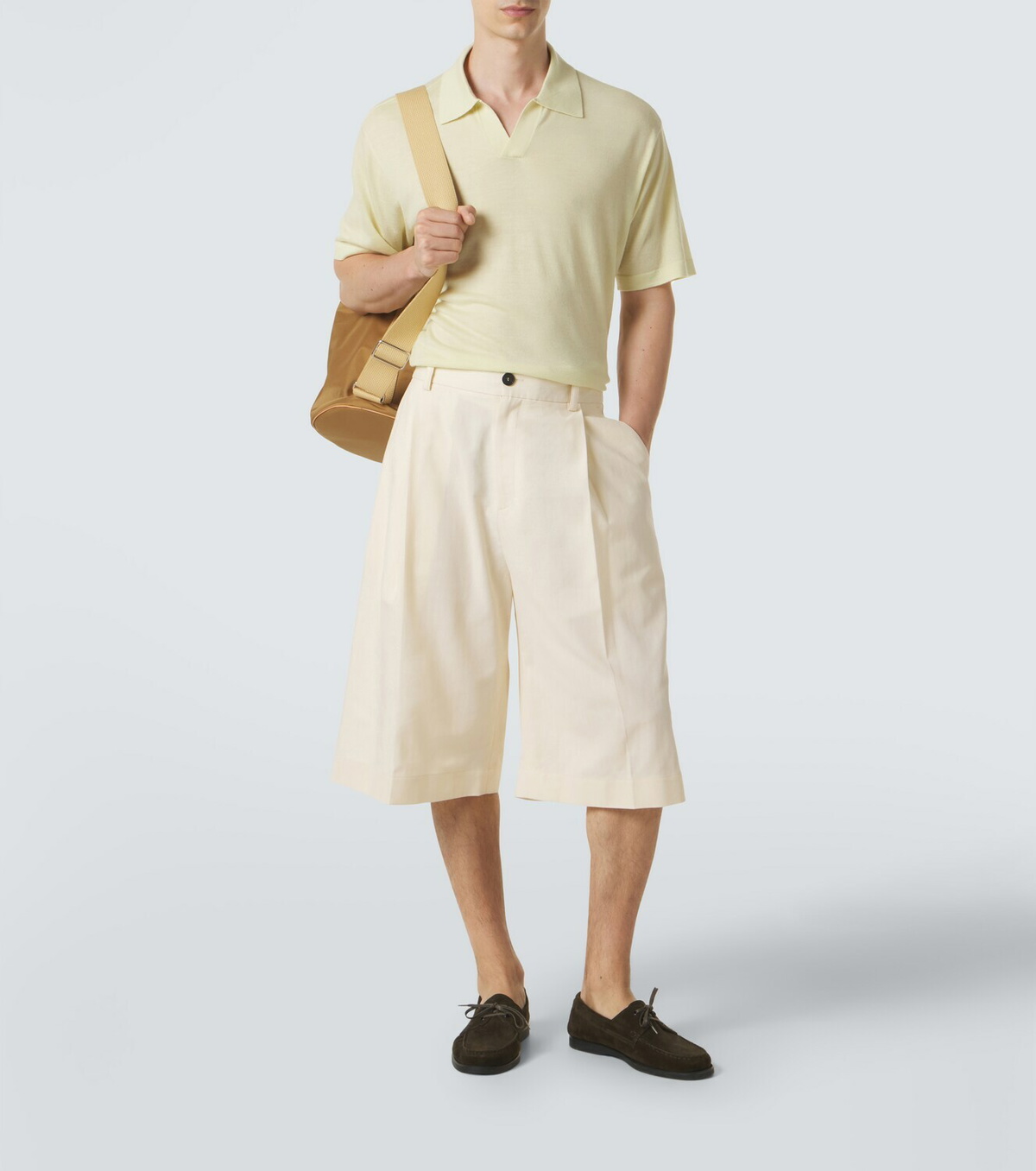 Frame Wool and cashmere polo shirt