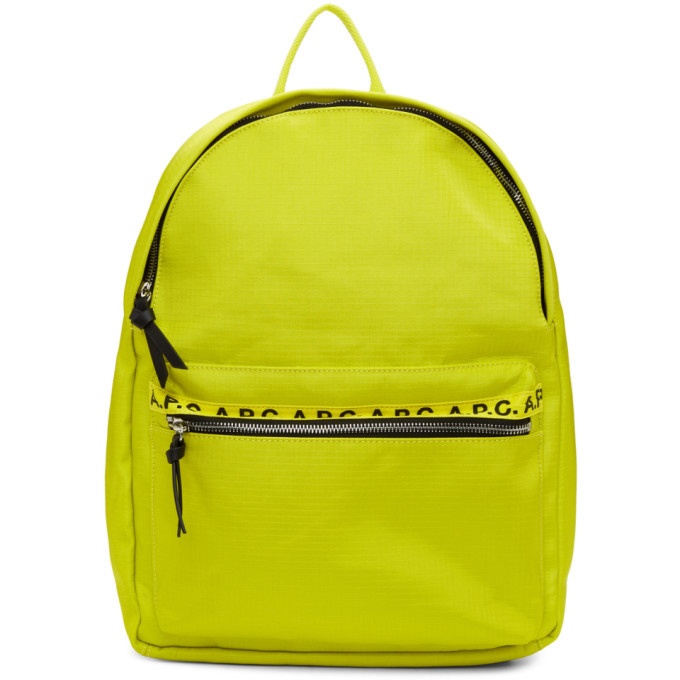 Photo: A.P.C. Yellow Marc Backpack
