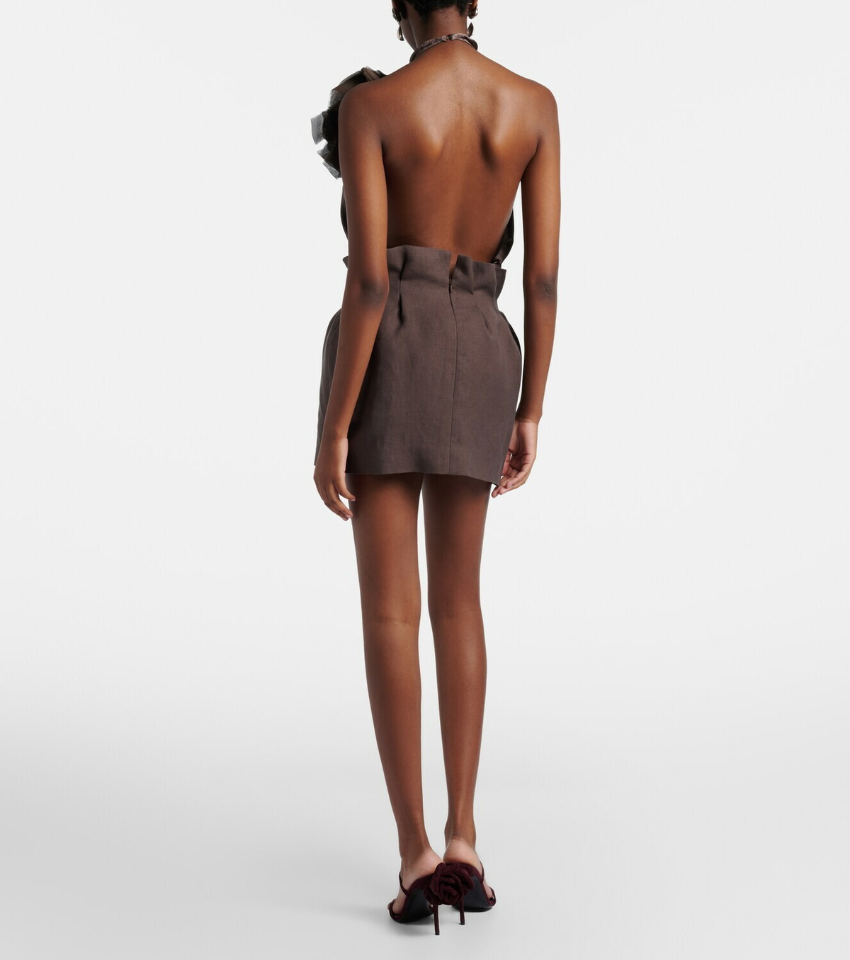 Magda Butrym Linen miniskirt