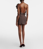 Magda Butrym Linen miniskirt