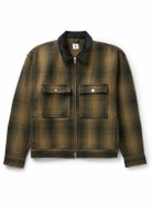 Randy's Garments - Station Corduroy-Trimmed Wool-Blend Jacket - Brown