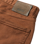 Incotex - Slim-Fit Stretch-Denim Jeans - Brown