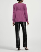 Manila Grace Womens Top Plum
