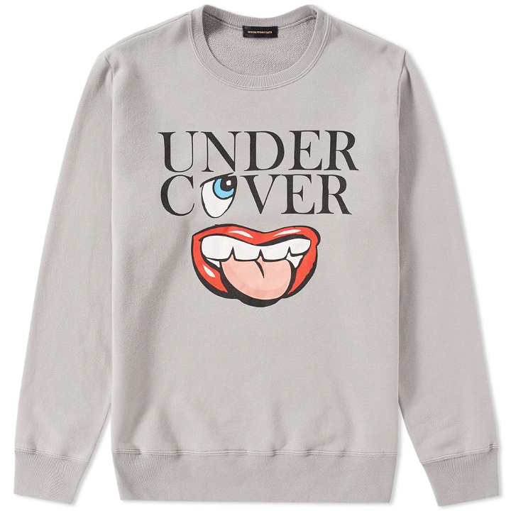 Photo: Undercover Mouth Logo Crew Sweat