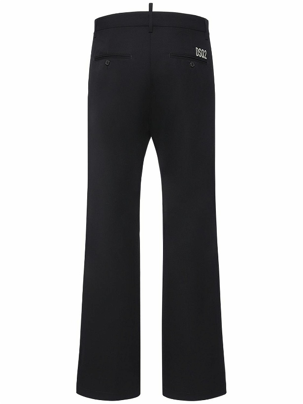 Photo: DSQUARED2 - Tailored Wool Blend Twill Track Pants