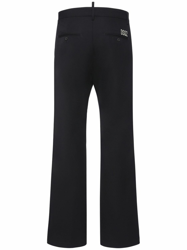 Photo: DSQUARED2 - Tailored Wool Blend Twill Track Pants