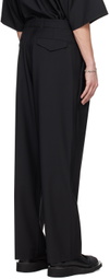 Lownn Black Wide Trousers