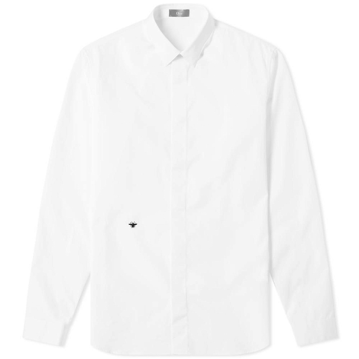 Photo: Dior Homme Embroidered Bee Shirt White