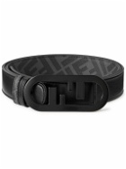 Fendi - 3cm Leather Belt - Black