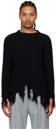 Kiko Kostadinov Black Cedid Sweater