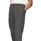 Issey Miyake Men Grey Knit Trousers