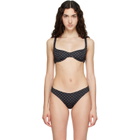 Fruity Booty Black Celine Polka Bikini Top