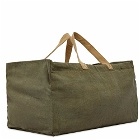 Puebco Vintage Tent Fabric Bag - Large in Olive