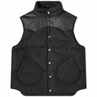 FrizmWORKS Men's Mountain Down Vest in Black