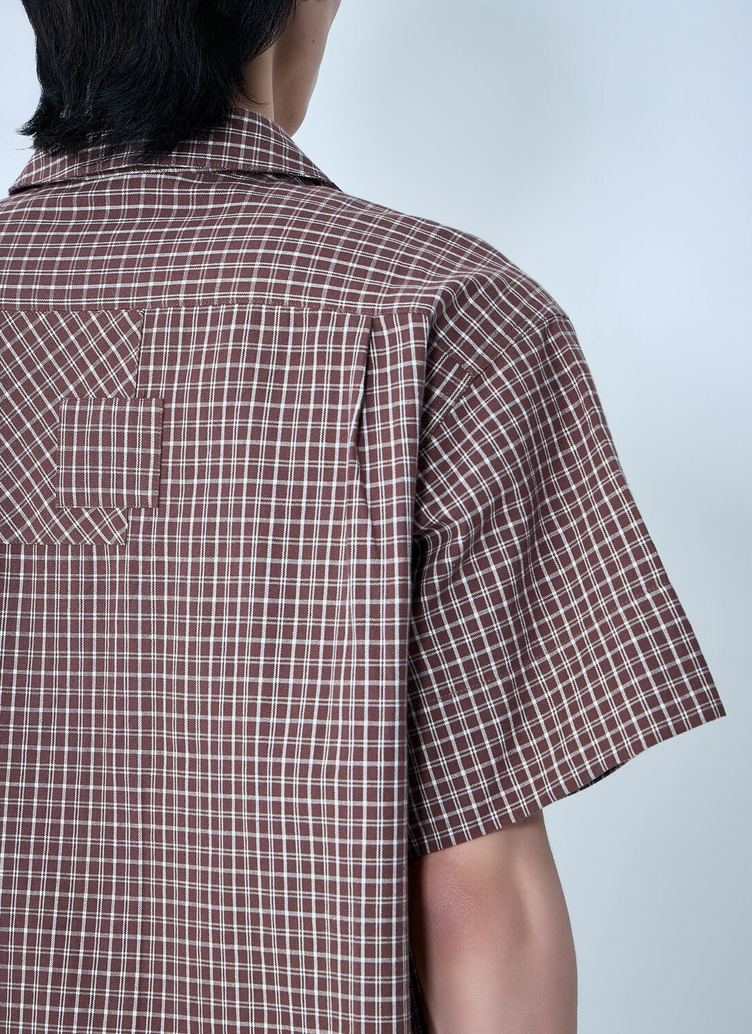 Story mfg. Checkered Short Sleeve Shirt