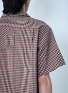 Story mfg. Checkered Short Sleeve Shirt