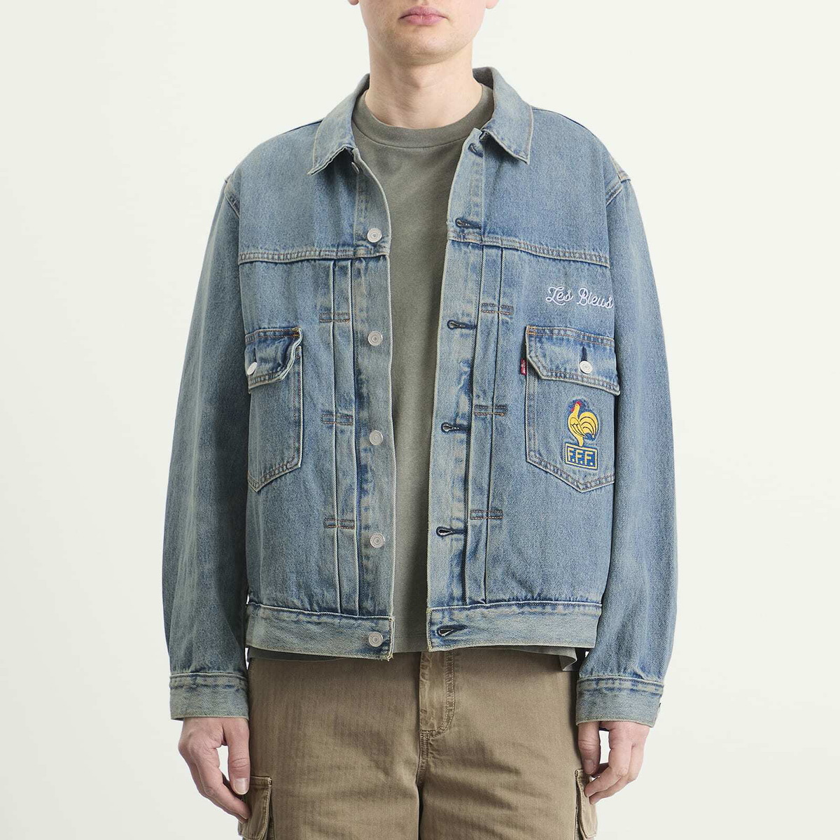 Levi's Men's France Type II Jacket in Blue