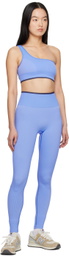 Outdoor Voices Blue Seamless Bra