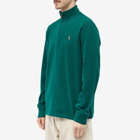 Polo Ralph Lauren Men's Estate Rib Half Zip Knit in Hunt Club Green