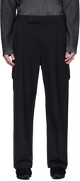 A. A. Spectrum Black Dapper Cargo Pants