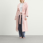 Tekla Fabrics Terry Hooded Bathrobe in Candy Stripes