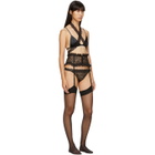 Aubade Black Frou Frou Corset