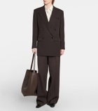 The Row Large leather tote bag