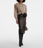 Magda Butrym Leather knee-high boots