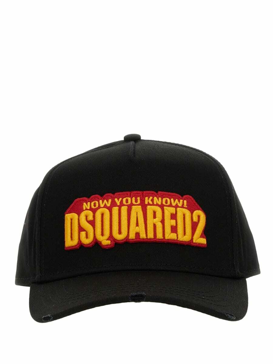 DSQUARED2 baseball cap with logo patch Blue Dsquared2