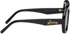 LOEWE Black Square Halfmoon Sunglasses