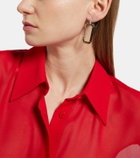 Eéra Chiara Big 18kt gold single earring with diamonds