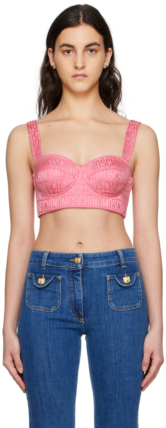 Photo: Moschino Pink All-Over Tank Top