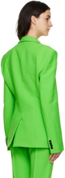 Kwaidan Editions Green Polyester Blazer