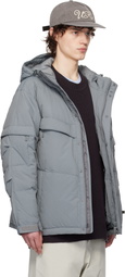 DAIWA PIER39 Gray Tech Ex-Weather Down Jacket