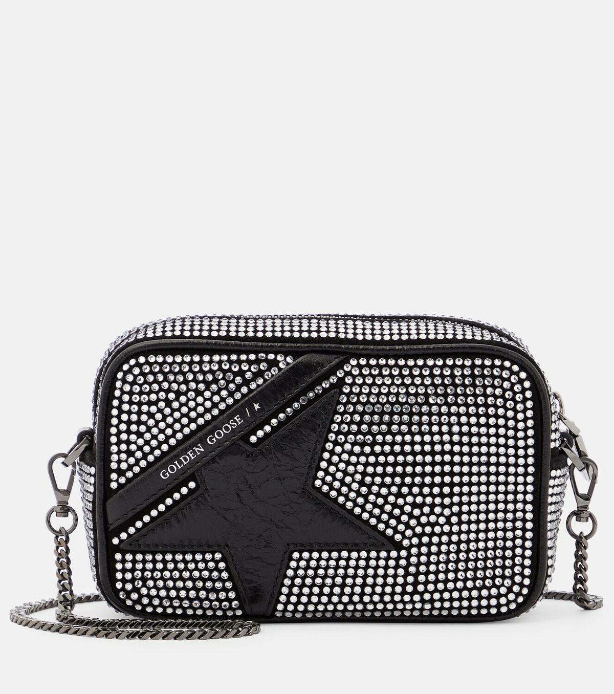 Golden Goose - Star embellished leather shoulder bag