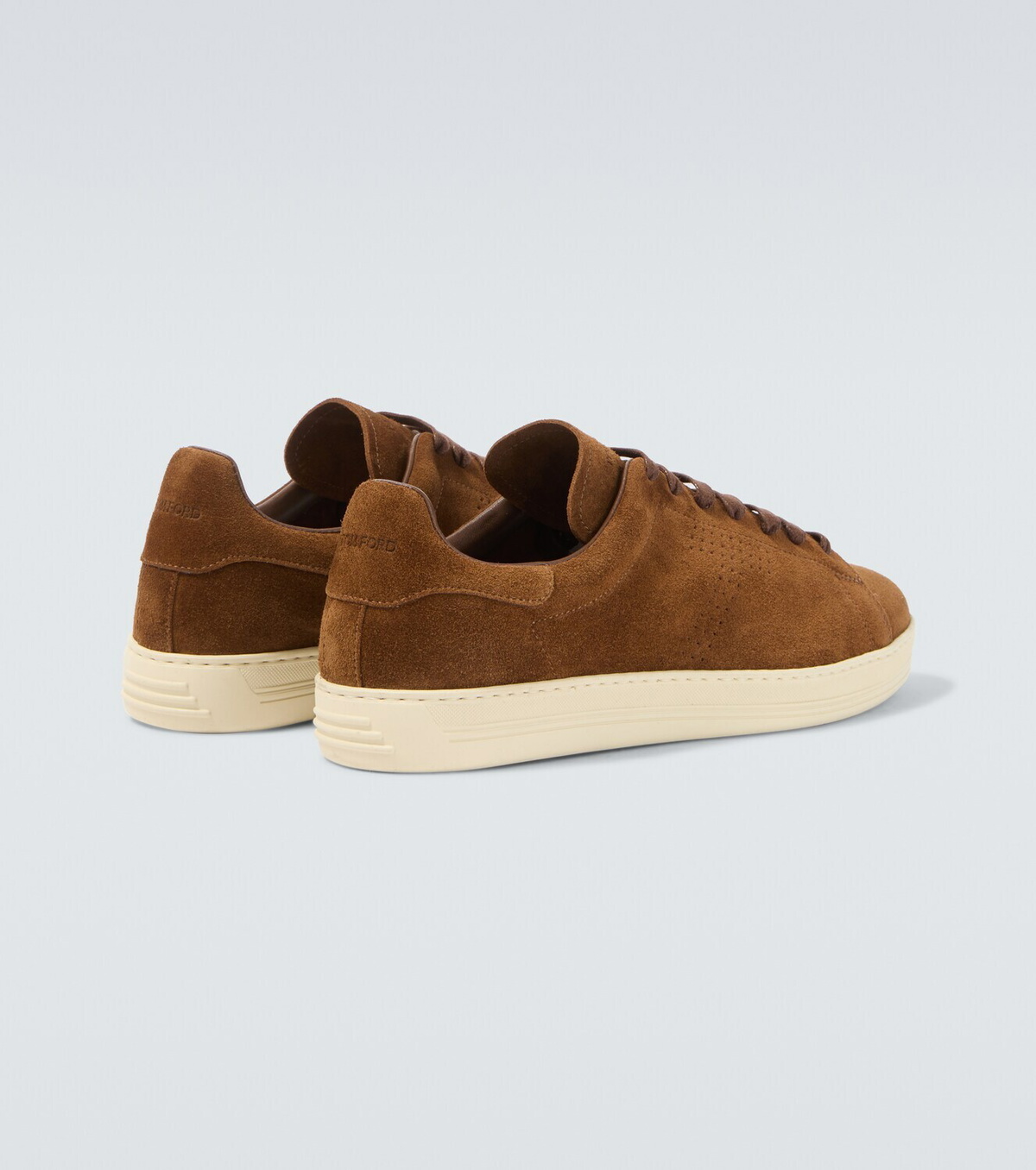 Tom Ford Warwick perforated suede sneakers