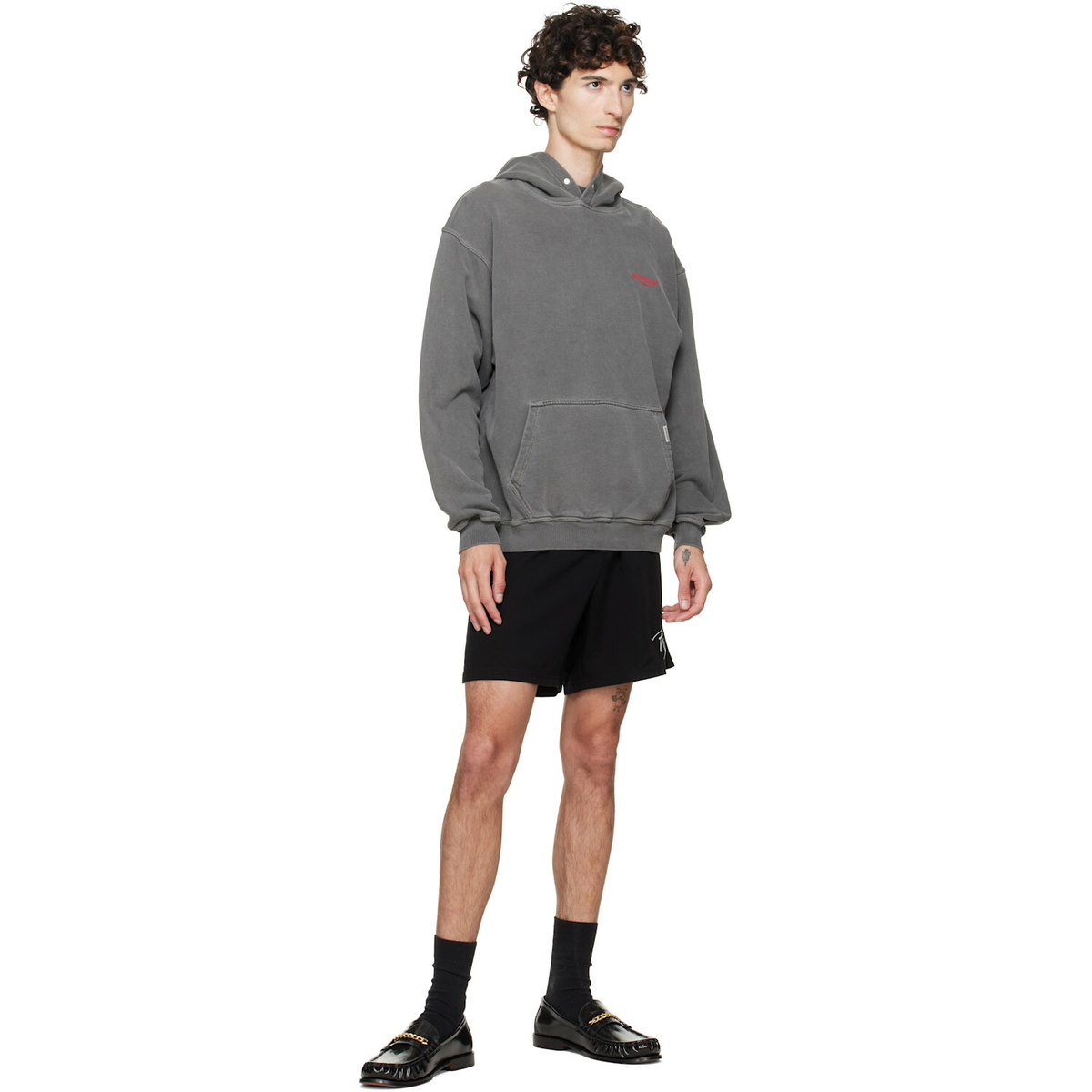Represent Gray Printed 'Owners Club' Hoodie