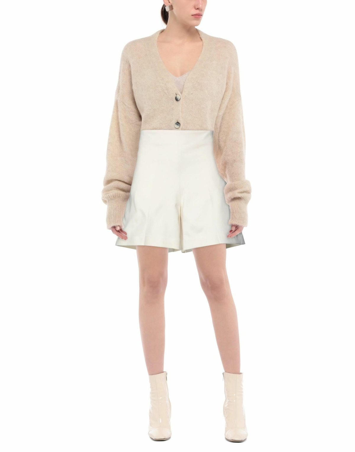 Jucca Womens Shorts & Bermuda Shorts Ivory