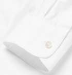Studio Nicholson - Cortina Grandad-Collar Cotton-Poplin Shirt - Men - White