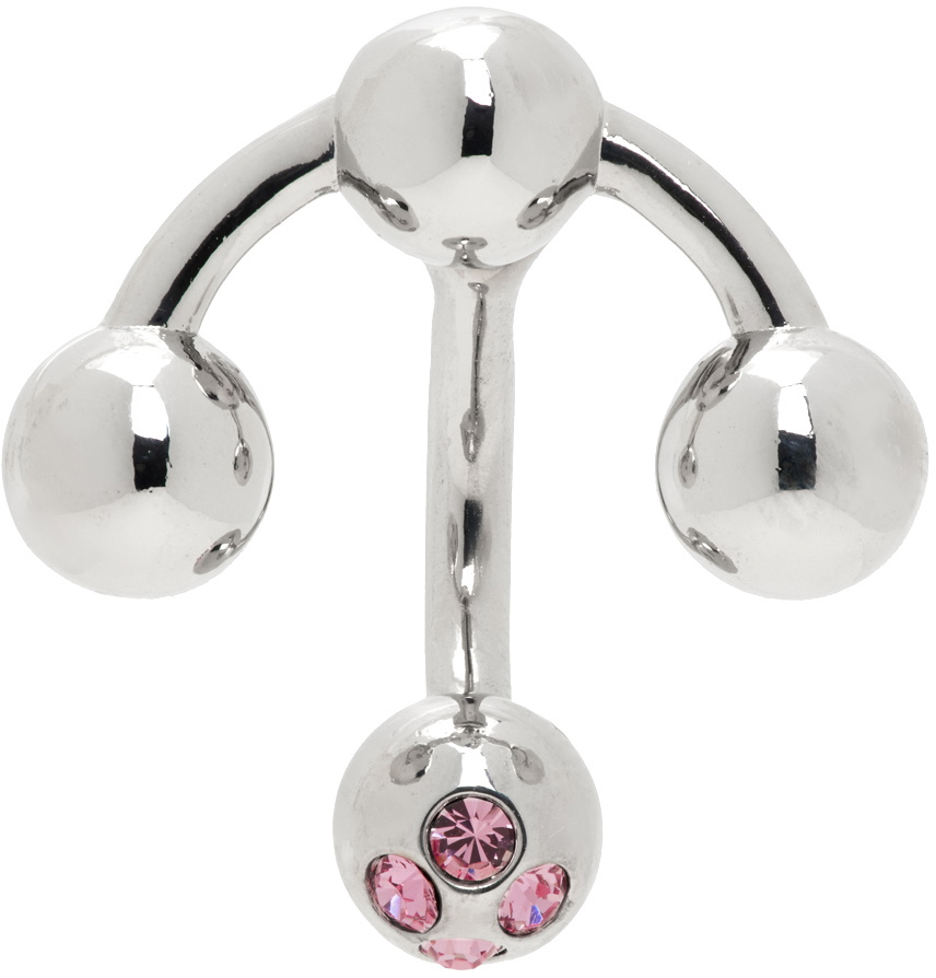 Lorette Colé Duprat Silver Quadri XS Single Earring