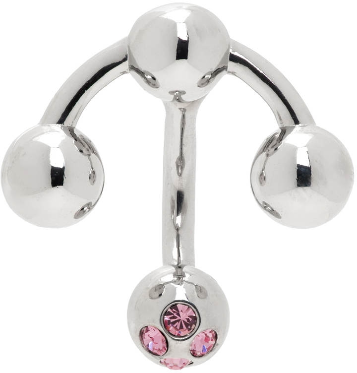 Photo: Lorette Colé Duprat Silver Quadri XS Single Earring